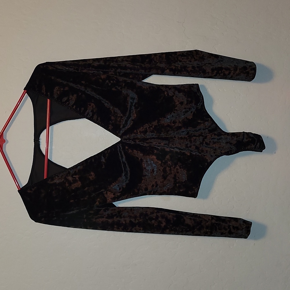 Victorias Secret Velvet Bodysuit